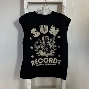 Recycled Karma Black Sun Records Muscle Tee